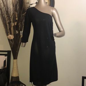 🖤Black one shoulder dress🖤